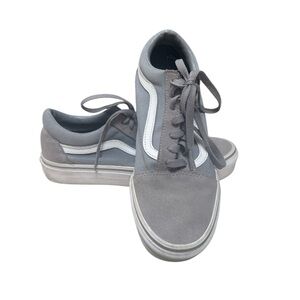 Vans Gray and White Women's Sneakers